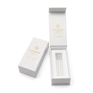 Perfume Gift Box Packaging Luxury Perfume Bottle Box with Insert Base and Lid Gold Foil