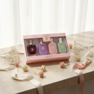 Perfume Gift Sets Bottle Mist Spray Women’s Eau De Parfum 4x10ml Milk Scent Modern Style Long Lasting Refresh Application