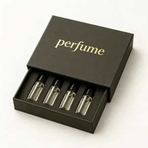 Perfume Packaging Box Recycled Materials Custom Design Slide Drawer Perfume Set Box