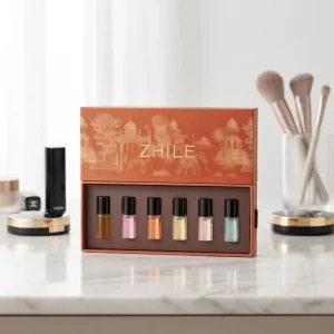 Perfume Sample Discovery Set Box Fragrance Discovery Kit Packaging Perfume Sampler Box Multi Vial Gift Box Logo