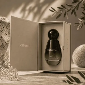 Perfume Sample Gift Set Sliding Drawer Style Box with Custom Foam Insert for Mini Refillable Fragrance Atomizers