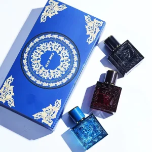 Perfume Set 30ml*3 Men’s Perfume Gift Box Three Piece Set Cross Border Foreign Trade Wood Tone Eau De Toilette