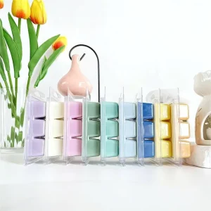 Personalised Clamshells Wax Warmer Melt Mild Scented Cubes Candle Manufacturers Luxury Soy Custom Candles Private Label Wax Melt