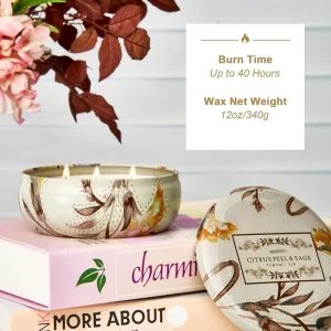 Personalized Custom 13 oz Luxury Beeswax Pillar Scented Candle Smokeless Handmade Gift Aromatherapy Diwali Home Office Decor