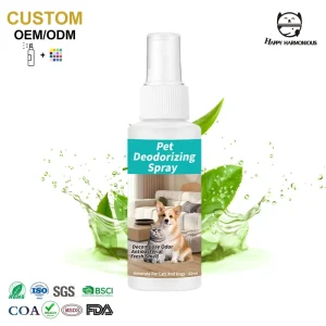 Pet Deodorizer Spray Factory Custom Private Label Alcohol-Free Odor Remover Room Spray for Dogs and Cats