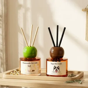 Pet-Safe 120ml Sage Scent Reed Diffuser Non-Toxic No Open Flame for Cats and Dogs