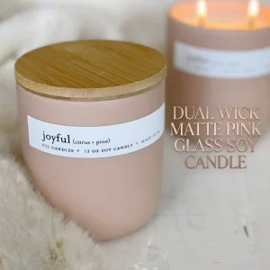 Pink Girly Boutique Scented Candle Natural Fragrance for Home Fragrance and Room Freshener