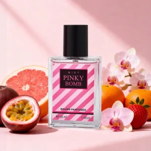 Pinky Bomb Arabic Style Coconut Vanilla Praline Caramel Musk 30ml 1.0fl oz Edp Spray Foodie Scented Mist Women Perfume