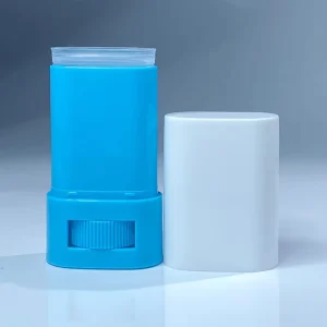 Plastic Cosmetic Deodorizing Antiperspirant Fragrance Body Sunscreen Lotion Roll Bottle 15g PP Screw Cap Deodorant Stick