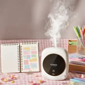 Portable 1800mAh Colorful LED Timer Custom Logo USB Aromatherapy Diffuser Waterless 100m² Coverage Aroma Diffuser for Battery