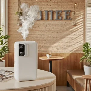 Portable 1800mAh USB Rechargeable LED Night Light Aroma Diffuser with 7 Modes and Timer