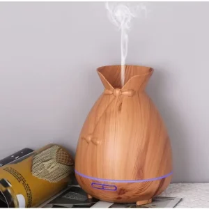 Portable 500ml Wood Grain Electric Aroma Diffuser Commercial Humidifier Scent Diffusing Features for Hotels Households Made