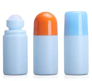 Portable 50ML Roll On Deodorant Antiperspirant Bottle Plastic Tubes for Convenient Application