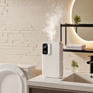 Portable 50ml 1800mAh Aroma Diffuser with LED Lights Timer Rechargeable Plastic USB Scent Diffuser for Hotels and Households