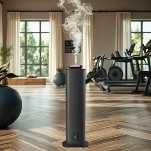 Portable 800ml Electric Essential Oil Diffuser with US Plug Glass Fragrance Scent Machine for Hotels HVAC