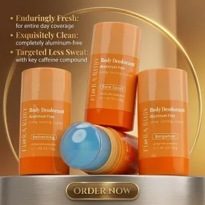 Portable Body Antiperspirant Deodorant Stick Reduces Underarm Roll on Aluminum Free Solid Long Lasting Dryness