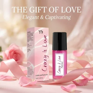 Portable Crazy Is Love Women Perfume Oil Natural Rose Cardamom Extract Light Texture Long Lasting Eco Friendly 30ml Daily Travel