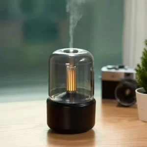 Portable Electric Aroma Diffuser and Humidifier with LED Light and Large Capacity for Home Hotel Household and Car Use
