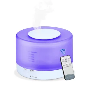 Portable Electric Ultrasonic Aroma Diffuser, Plastic, 30dB Quiet Operation