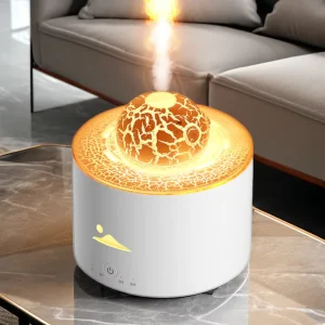 Portable Electric Ultrasonic Humidifier LED Light Aromatherapy Diffuser Planet Shape 250ml