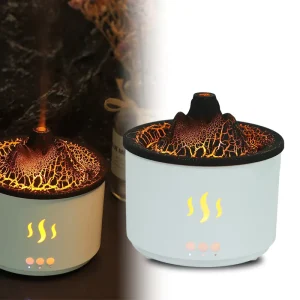 Portable Essential Oil Flame Humidifier Aroma Diffuser