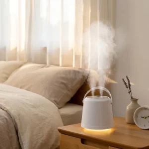 Portable USB Rechargeable Ultrasonic Aromatherapy Humidifier for Home, Office, or Room