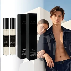 Portable Unisex Perfume 15ml Spray Modern Liquid Woody Smoky Long Lasting Fragrance Eau De Parfum Black for Home Use