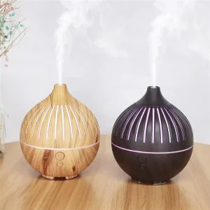 Portable Wood Grain Desktop Electric Aroma Diffuser Essential Oil Aromatherapy Diffuser