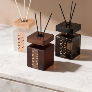 Premium 100ml Reed Diffuser with Wood Lid Gift for Family and Friends