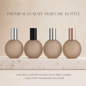 Premium 50ml Custom Elixir Flask Geometric Crystal Body Glass Bottle Bulk Sourcing One Stop Packaging Solution