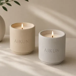 Premium Ceramic Cup OEM ODM Gift Box Long Lasting Soy Wax Scented Candle for Home Decor