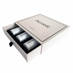 Premium Drawer Gift Box with Custom 3 Slot EVA Insert for Perfume Bottle Protection & Display