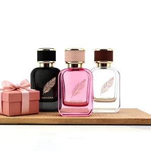 Premium Gradient Glass Perfume Bottle 30ml 50ml 100ml Square Empty Fragrance Spray Bottle With Gift Box Packaging