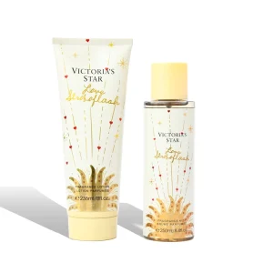Premium Long-Lasting Fragrance Gift Set 250ml Body Spray 236ml Lotion for Women Gentle and Moisturizing