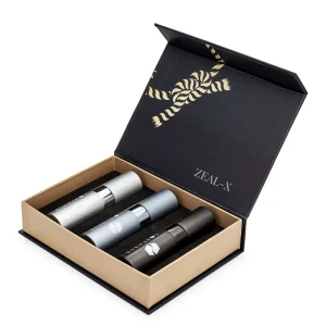 Premium Perfume Gift Sets Box Custom Printed Magnetic Cosmetic Box Luxury Fragrance Packaging Boxes