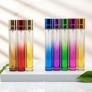 Premium Quality 30ml Acid Etch Surface Round Shape Screw Cap Glass Bottles Factory Direct for Skin Care Serum and Blush
