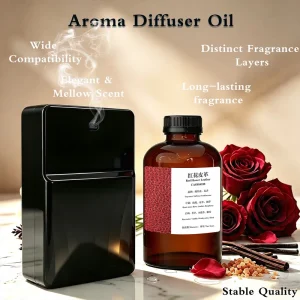 Premium Red Flower Leather Woody Fragrance Oil for Diffuser Machine Long Lasting Aroma Essential Oil OEM ODM Private Label