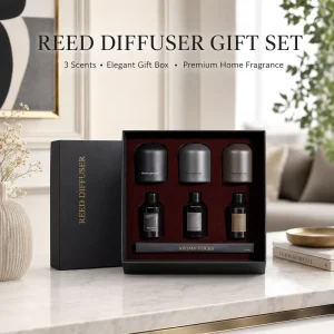 Premium Reed Diffuser Gift Box Set for Home Fragrance Decoration