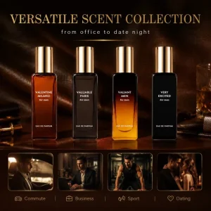 Premium Scent Collection All Day Fresh Aroma for Bath Self Care Men Perfume Printing Private Label Service