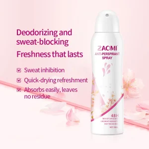 Premium Underarm Care Deodorant Spray Perfume Spray for Women and Men Dry Deodorant Antiperspirant