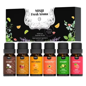 Private Label 100% Pure Natural Organic Fresh Fruit Fragrance Aromatherapy Essential Oil Skin Care Massage Set