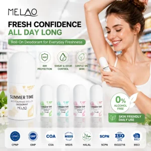 Private Label Body Deodorant Long Lasting OEM Roll-On Deodorant Balm Stick Women Men Antiperspirant Deodorant Without Aluminum