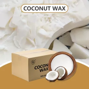 Private Label Candles Coconut Wax Supplier Custom Soy and Coconut Wax Blend for High Melting Point Scented Candle Making