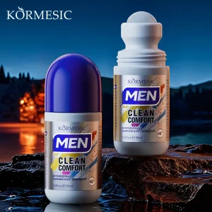 Private Label Custom 50ml Clean Comfort Deodorant Charming Scent 48H Long Lasting MEN Antiperspirant Roll on Deodorant