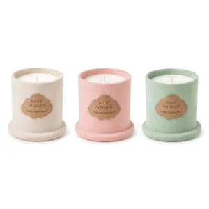 Private Label Custom Logo Luxury Soy Wax Scented Candle Velvet Glass Cloche Lid Customized Packaging Home Fragrance Diwali Bars