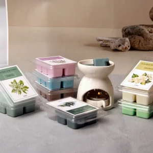 Private Label Custom Scented Soy Wax Melts Strong Fragrance Natural Wax Aromatherapy Warmer Eco Friendly Square Shape 7 Color