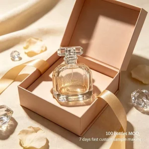 Private Label Eau De Parfum Shimmering Gold Scent Faceted Bottle Bespoke Branding Pro Supply Global Hub Pro