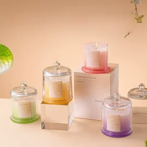 Private Label Luxury Candle Scented Gift Wedding Birthday Soy Wax Home Decoration Scented Candles With Lid