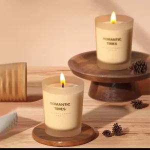 Private Label Luxury Room Fragrance Custom Logo Natural White Soy Wax Aromatherapy Handmade Candle Jars With Glass Jar