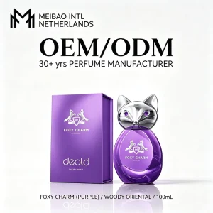 Private Label Luxury Unisex Perfume 100ml Woody Oriental Scent Long Lasting EDP Unique Fox Shape Gift Box